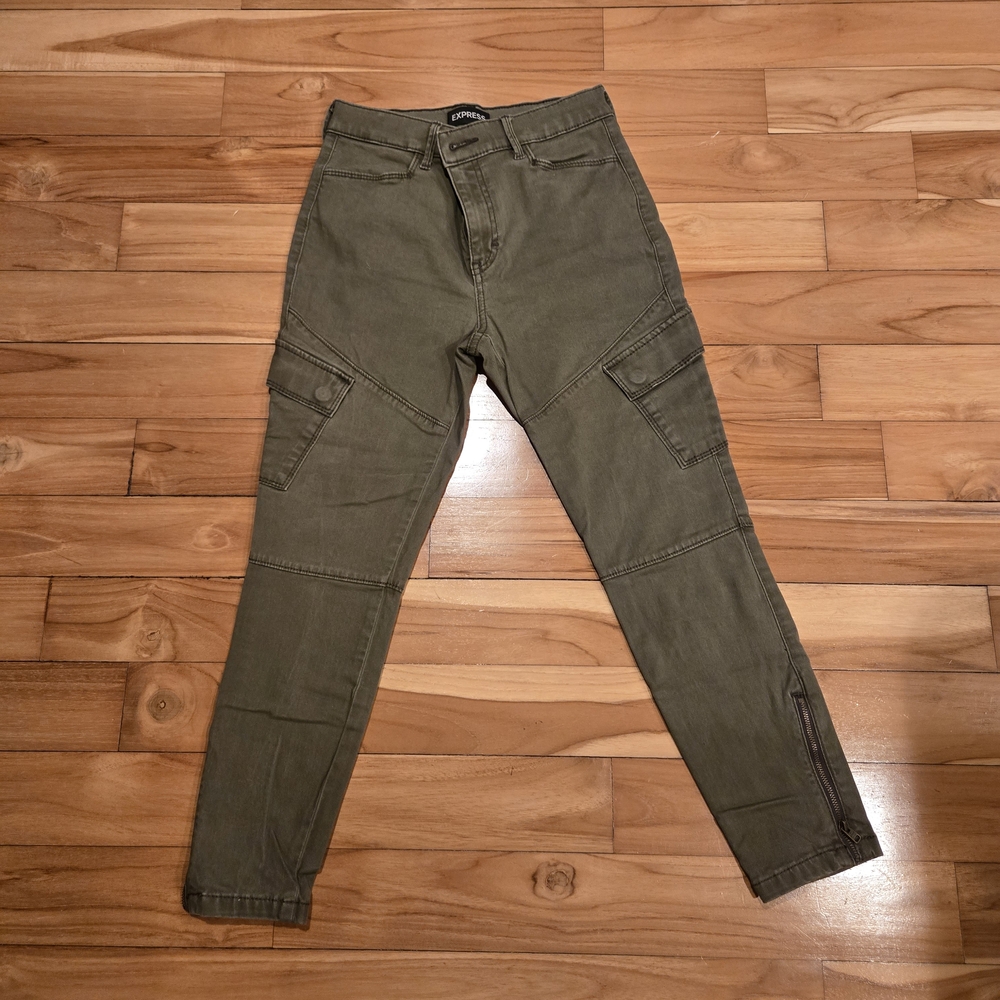 Express Ankle Zippered Cargo Pants